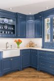 Кухонный гарнитур синий