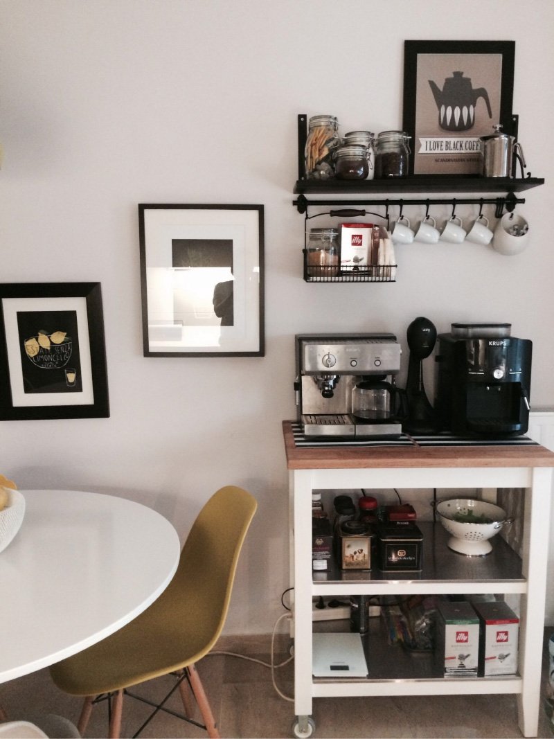 Столик для кофемашины на кухню
