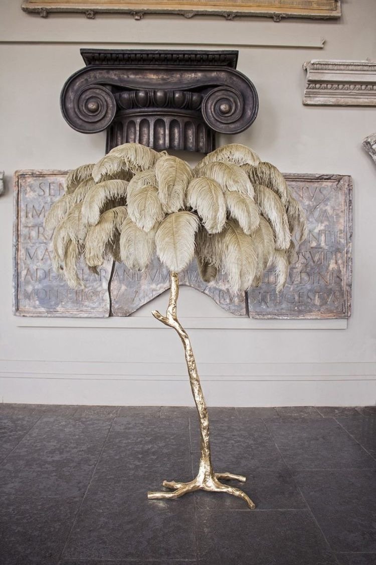 Торшер страусиные перья Feather Lamp a Modern Grand Tour
