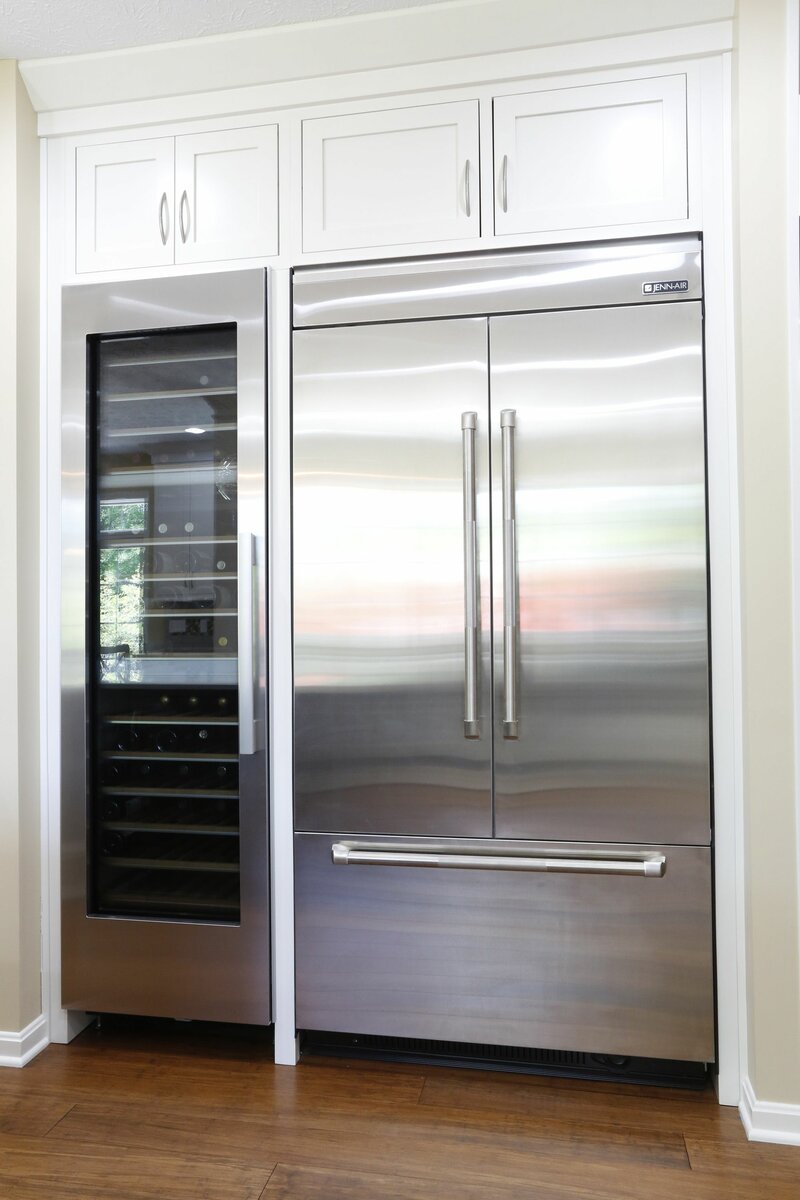 Haier холодильник Side by Side в интерьере кухни
