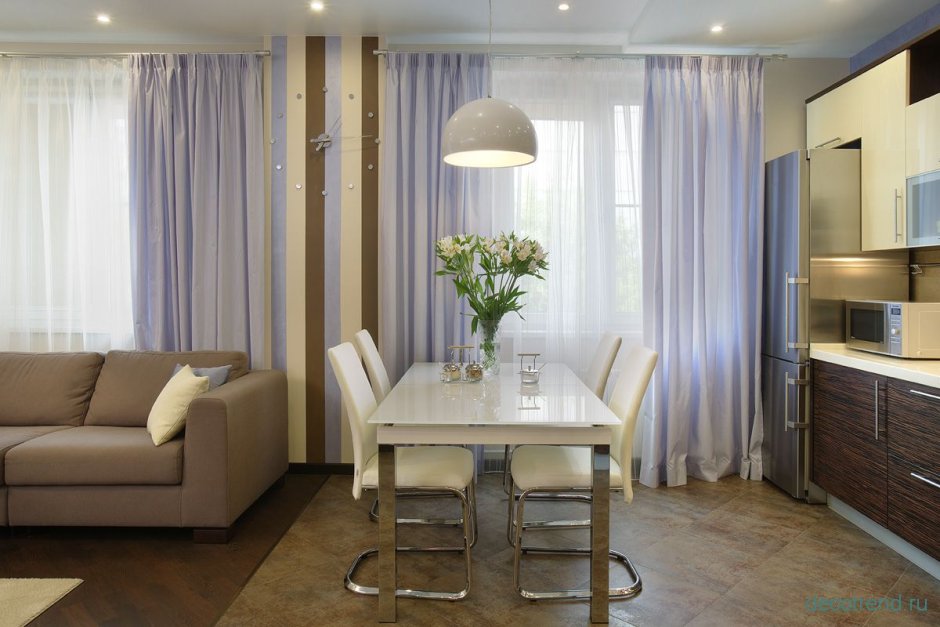 Кухня-гостиная в хрущевке реальные