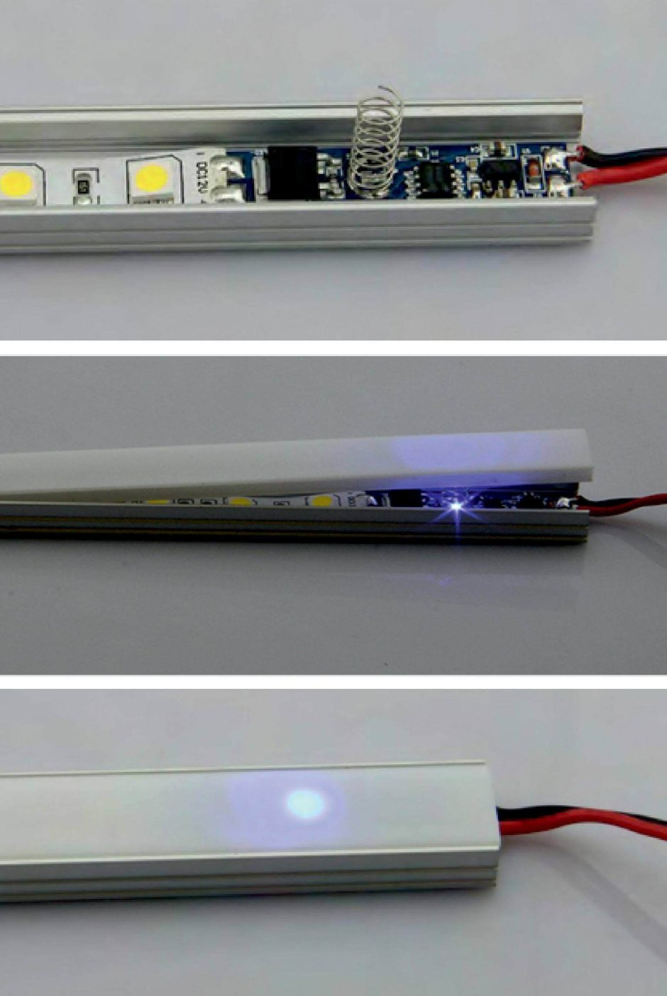Сенсорный выключатель встраиваемый в профиль (диммер) (ls03-td)
