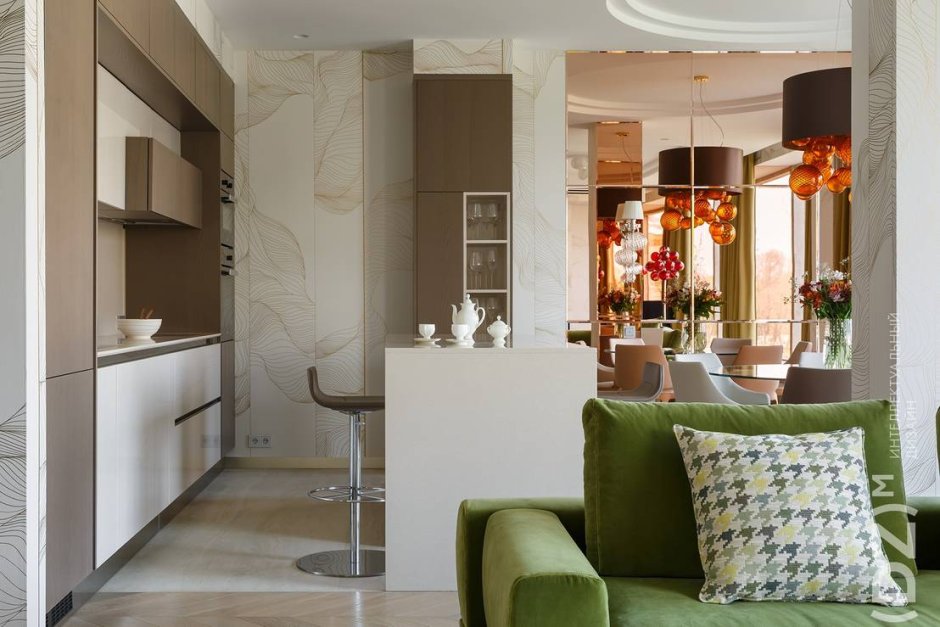 Гостиная в Чикагском стиле