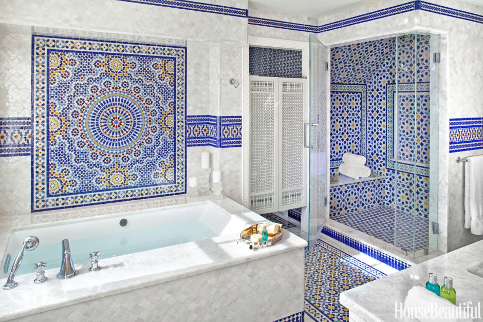 Плитка для ванной в марокканском стиле