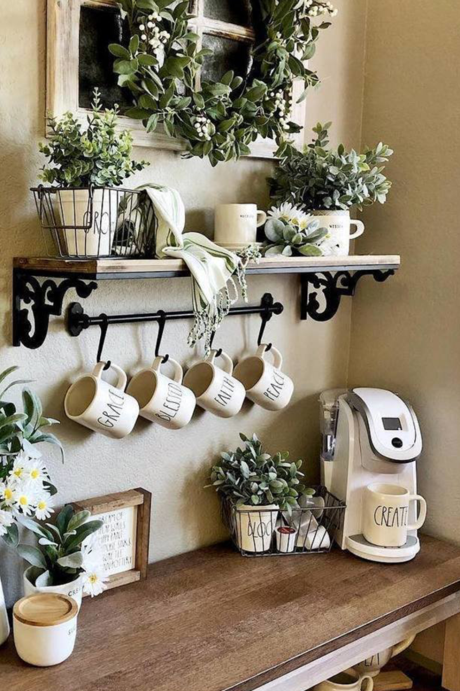 Кофейный уголок на кухне