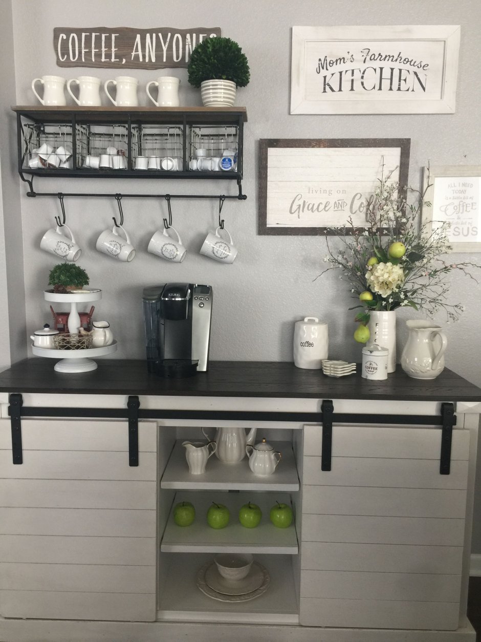 Кофейные полки на кухню