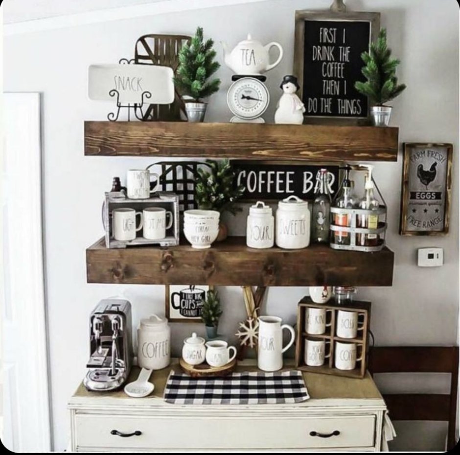 Чайный уголок на кухне