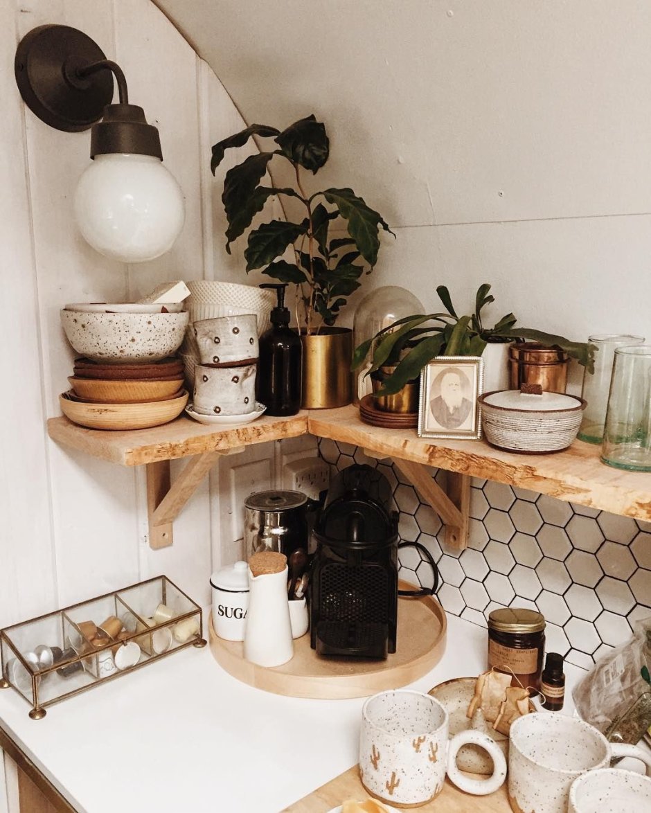 Кофейный уголок на кухне