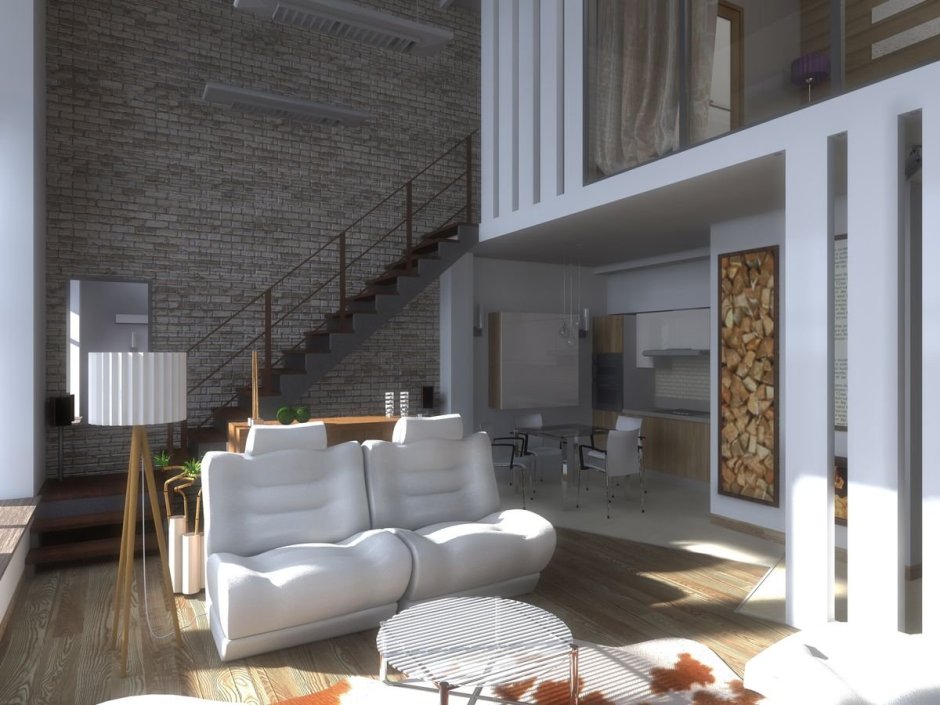 Кухни гостиные со вторым светом