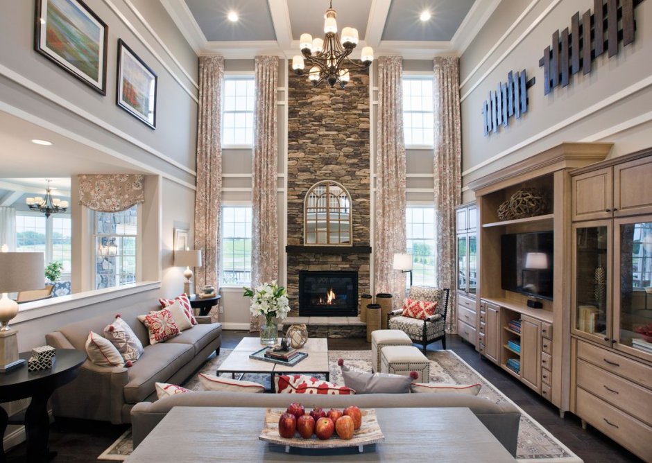 Интерьеры загородных домов и коттеджей