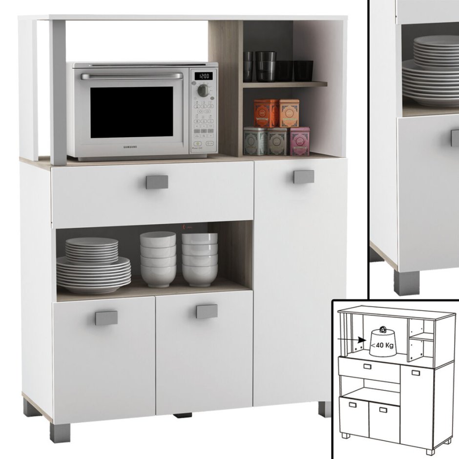 Шкаф под микроволновку напольный