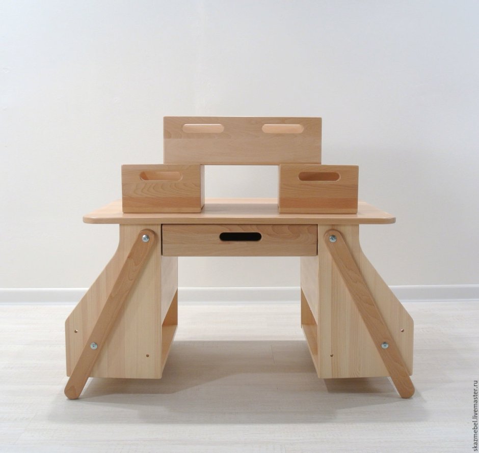 Детский стол деревянный Бильбо 3 «карамель»