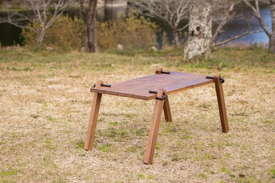 Походный столик деревянный