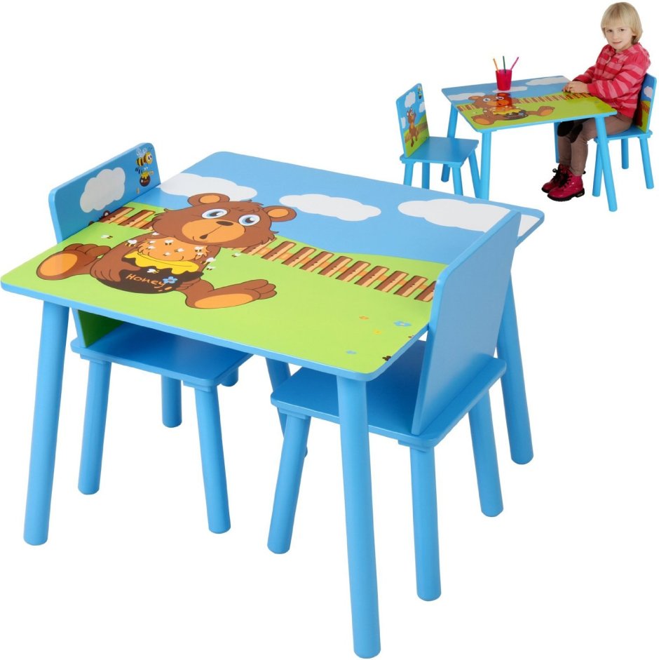 Набор стол и стулья детские