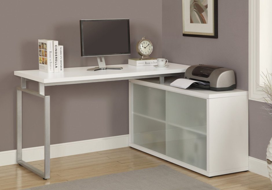 Стол компьютерный Homeoffice (белый, 1200х550х964 мм)