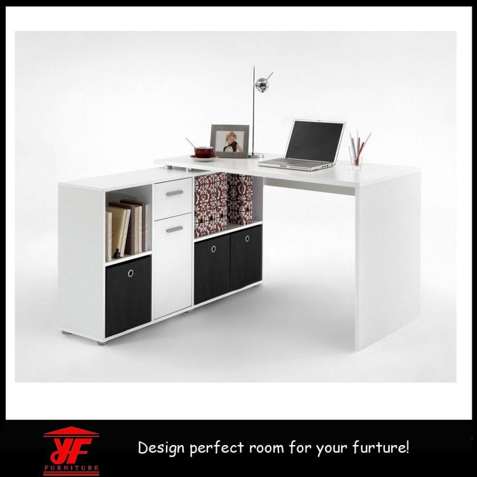 Современный угловой письменный стол