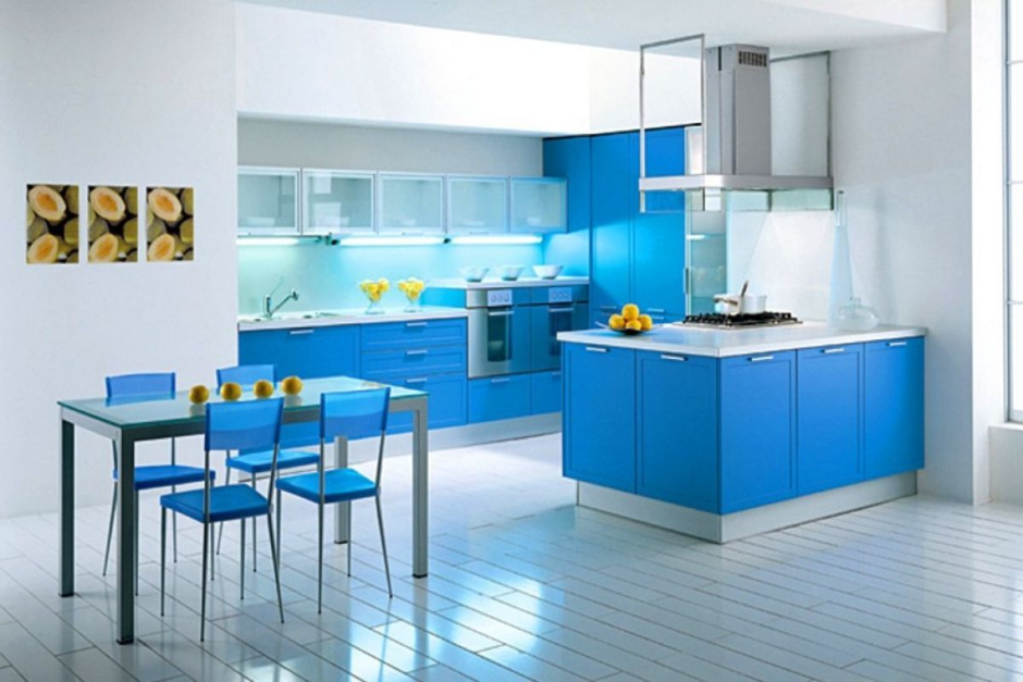 Синяя кухня Леруа Мерлен