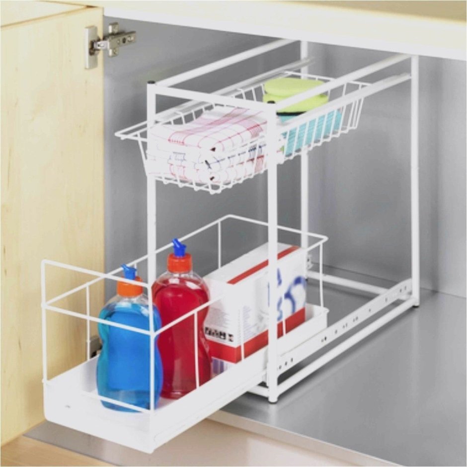 Этажерка под раковину на кухню