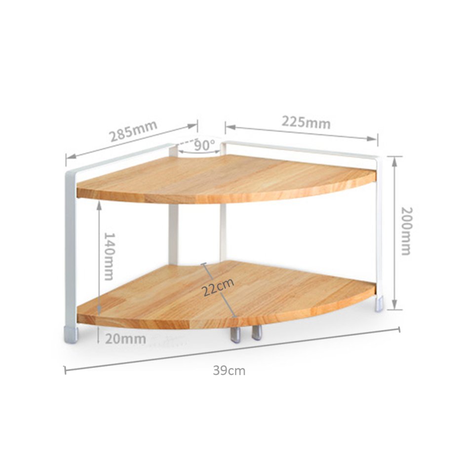 Полка навесная угловая а-11