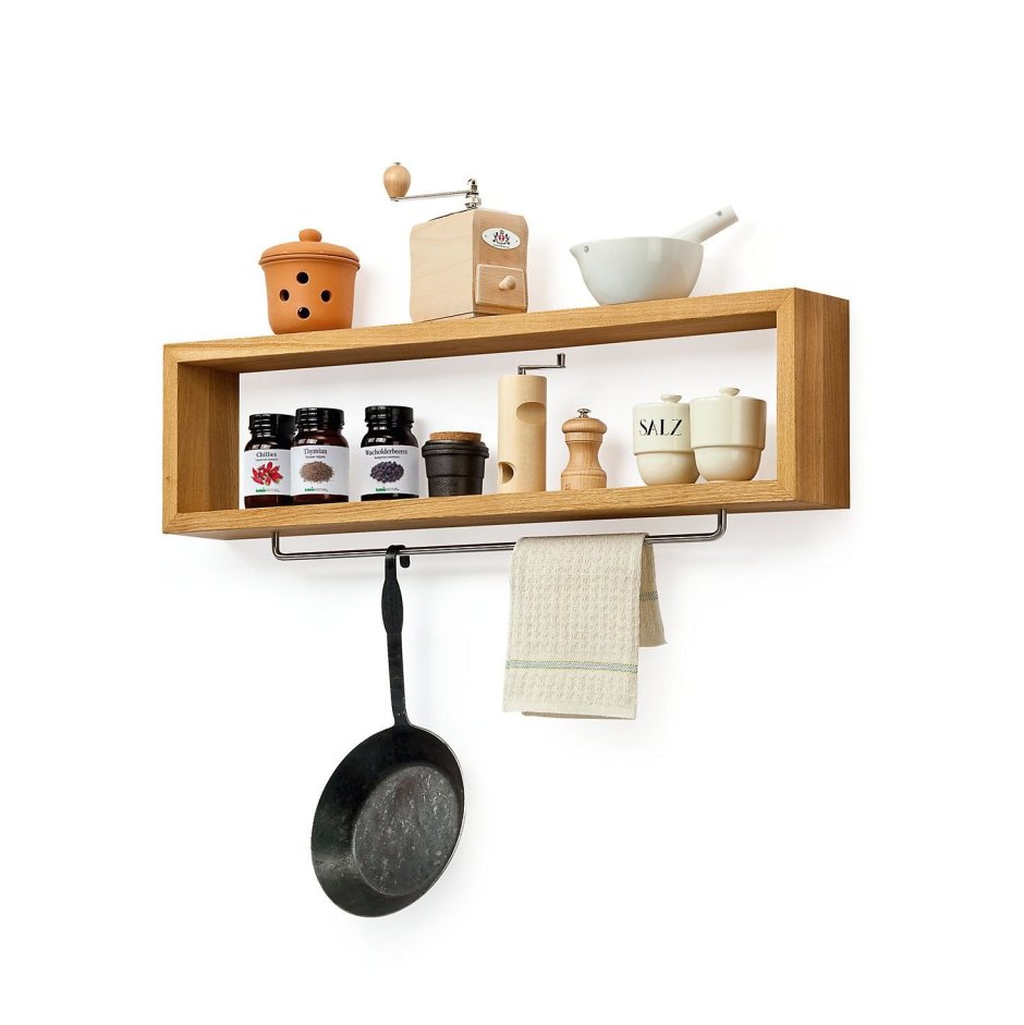 Угловая полка на кухню