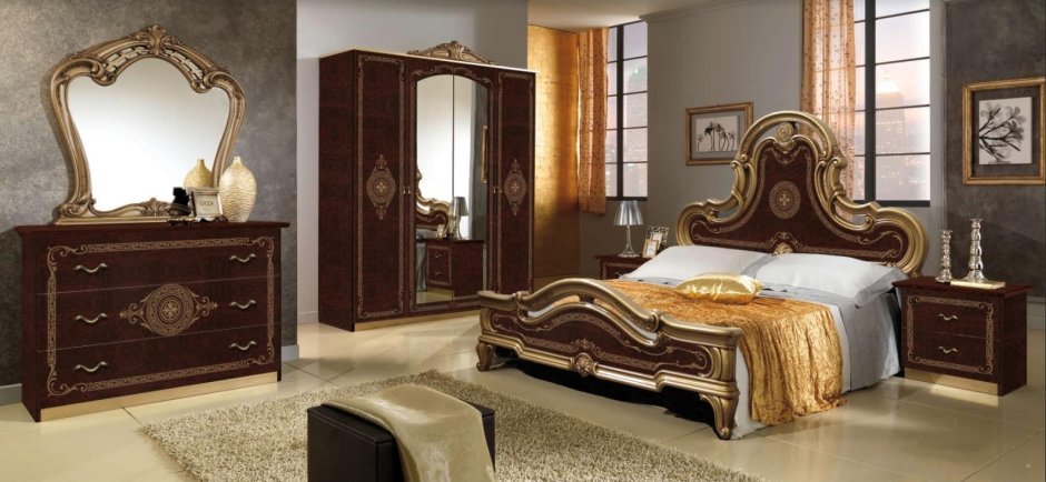 Спальня Barocco Black Gold
