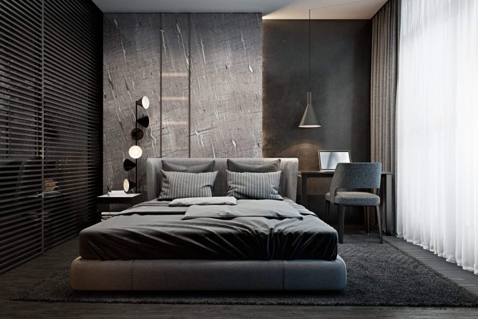 Стиль современности — Модерн в дизайне небольшой спальни