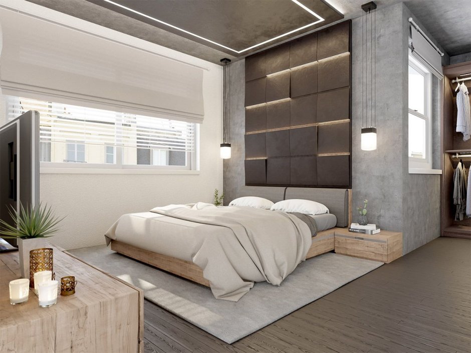 Концепт дизайна спальня