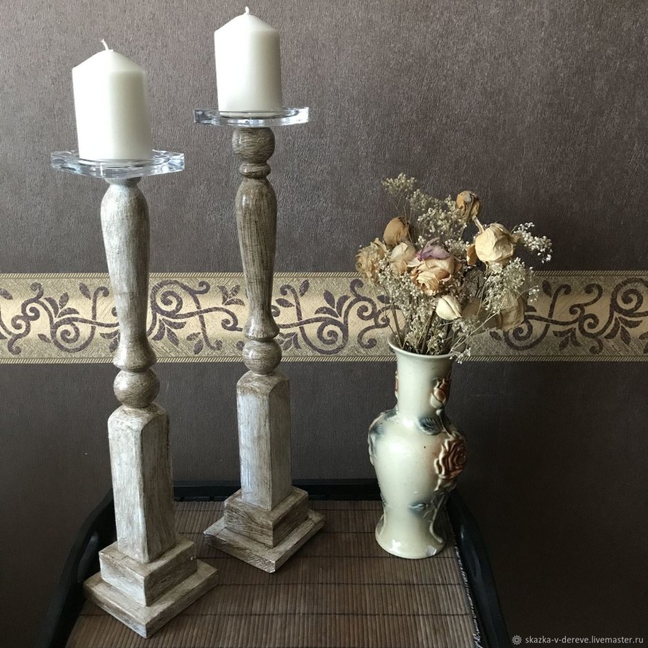Подсвечник из балясины