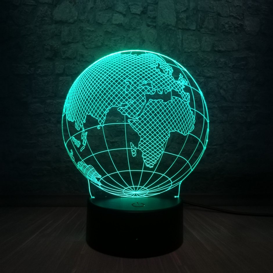 Ночник светильник Creative 3d Глобус