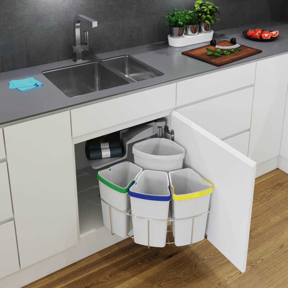 Идеи для шкафа под мойкой на кухне