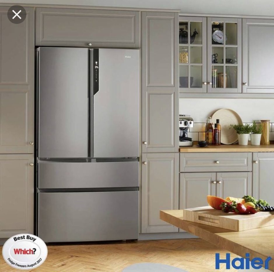 Холодильник Haier hb25fssaaaru Silver