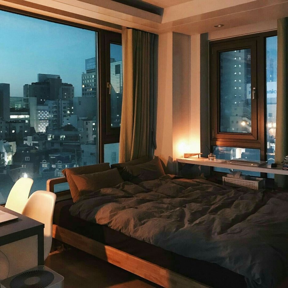 Спальнятс панорамные окнами