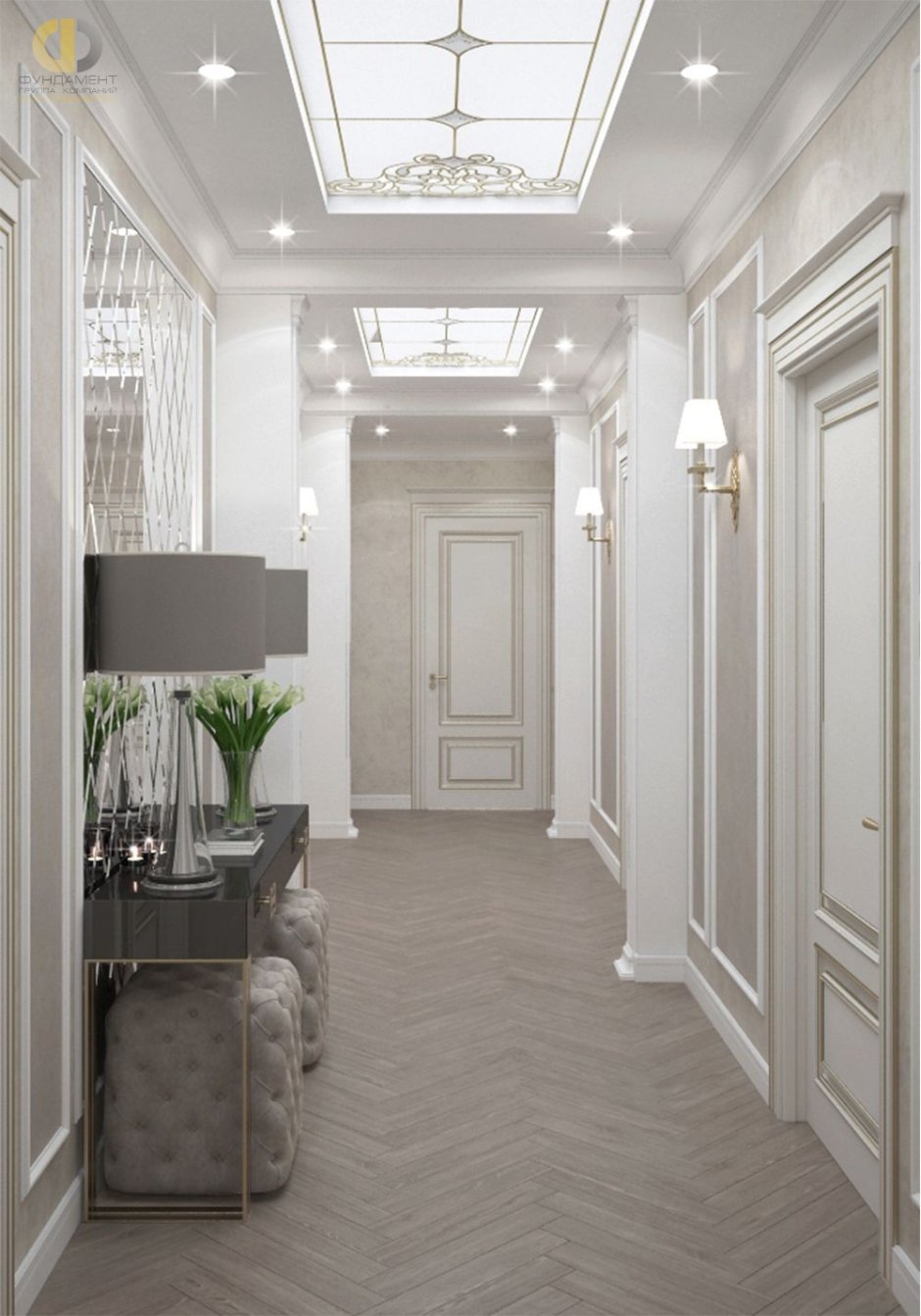 Прихожая Холл арт деко