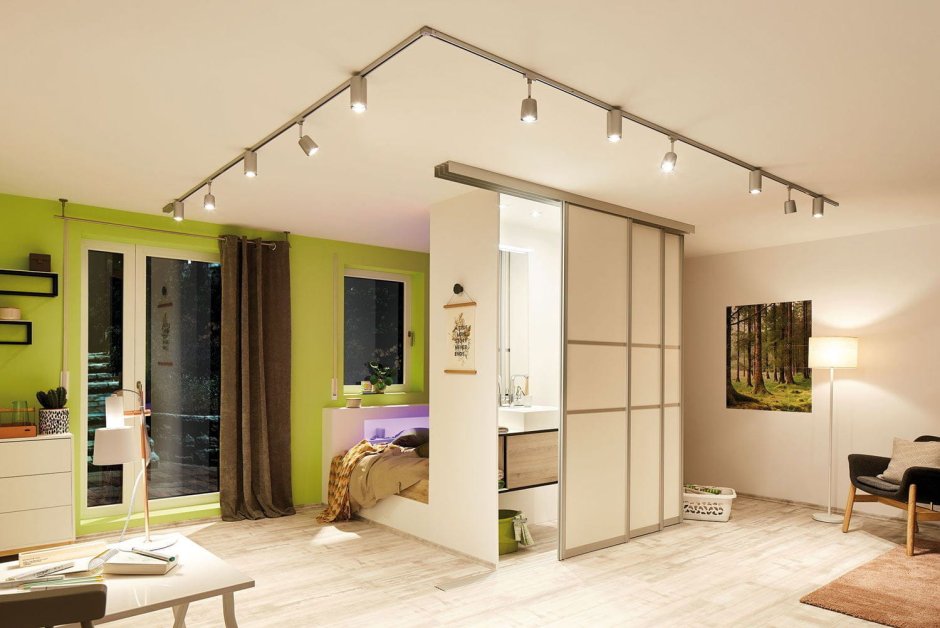 Потолок из гипсокартона для коридора