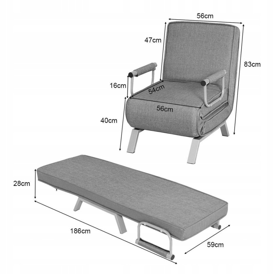 Кресло-кровать самая компактная