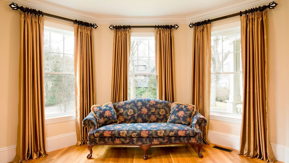 Шторы для эркерных окон