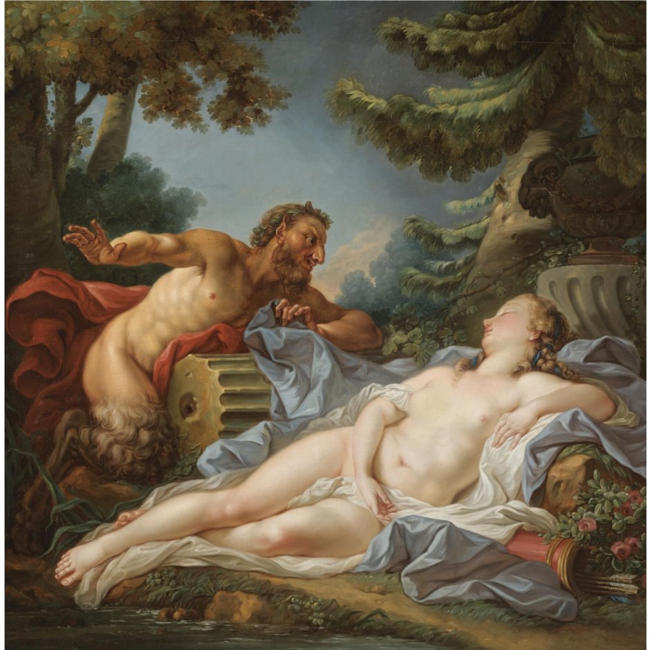 Франсуа Буше, «отдыхающая девушка», 1752