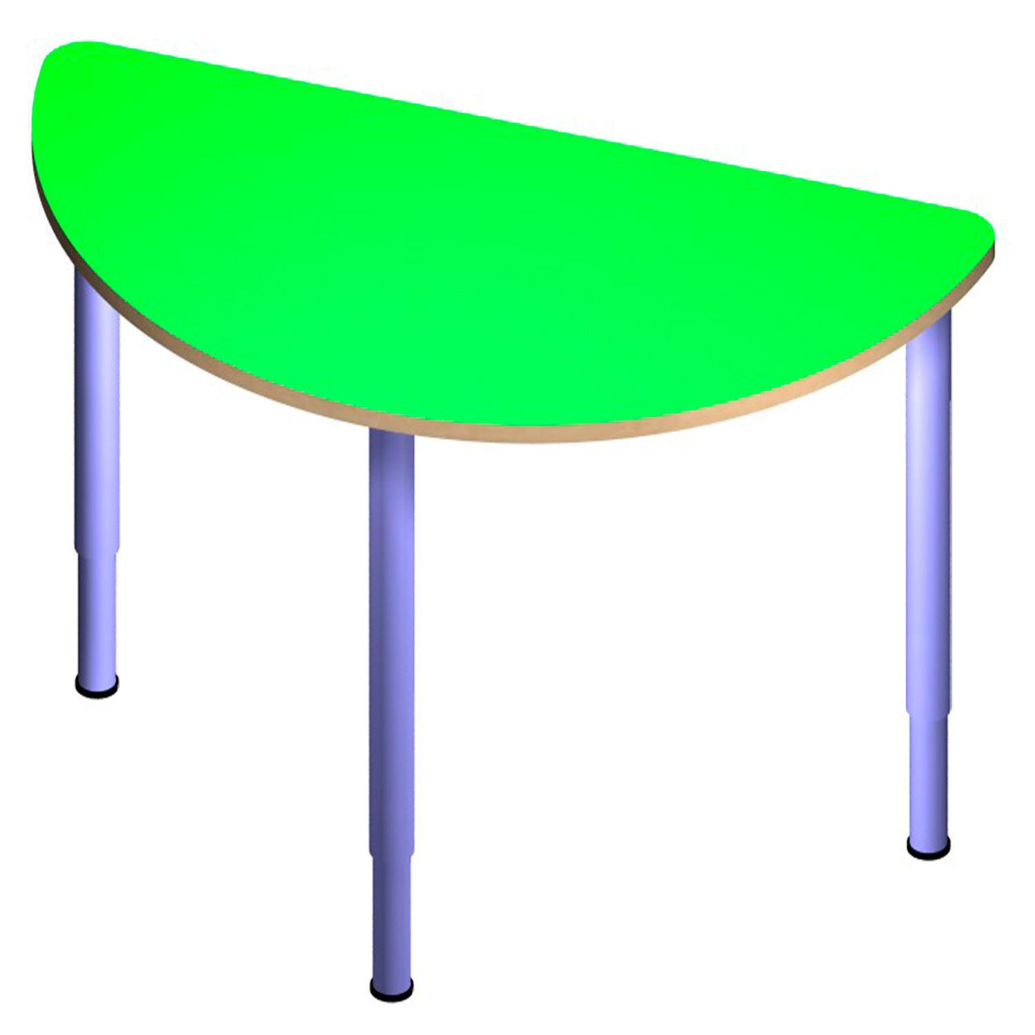 столы для детского сада полукруглые