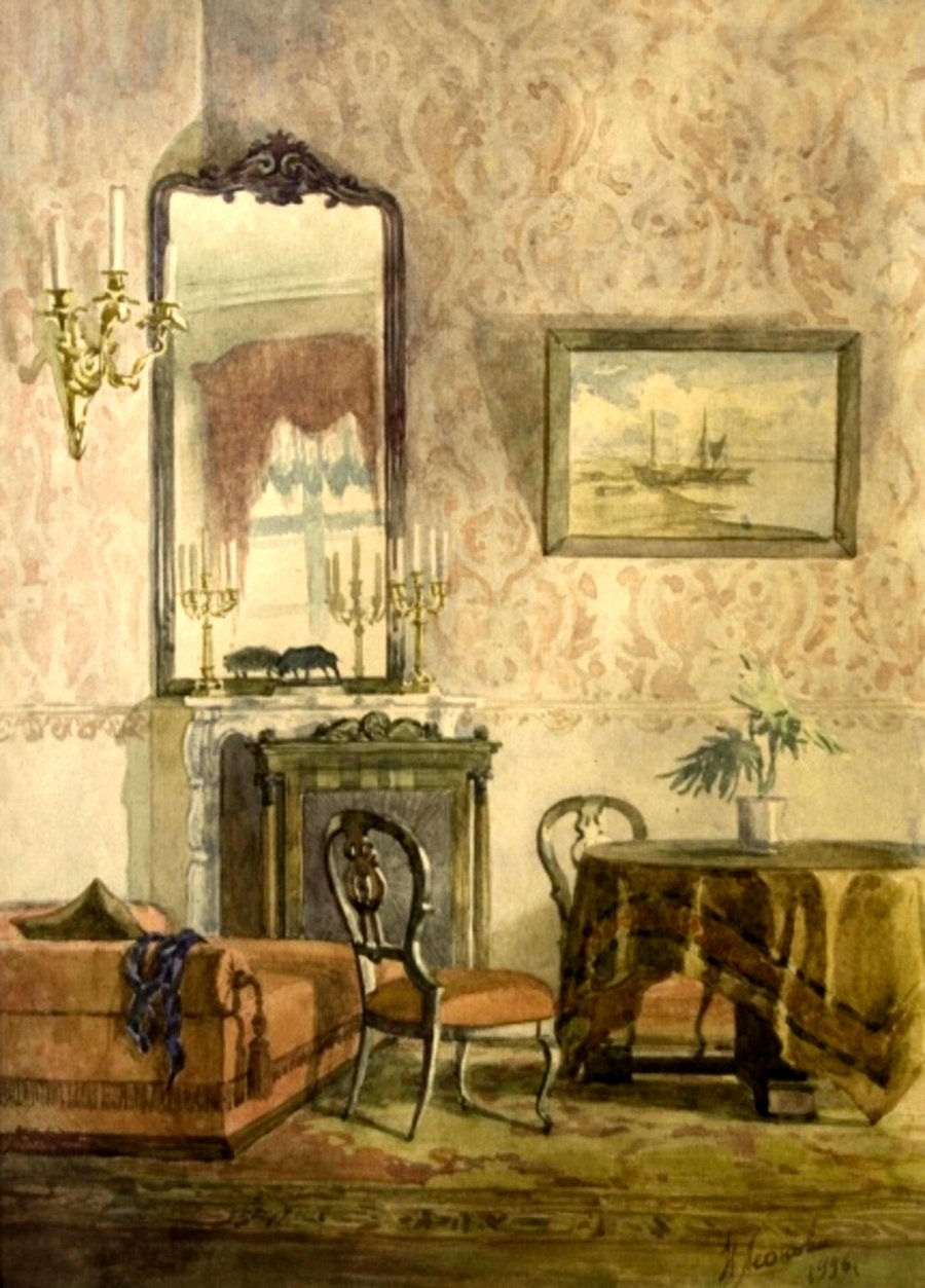 Русская усадьба 18-19 века интерьер