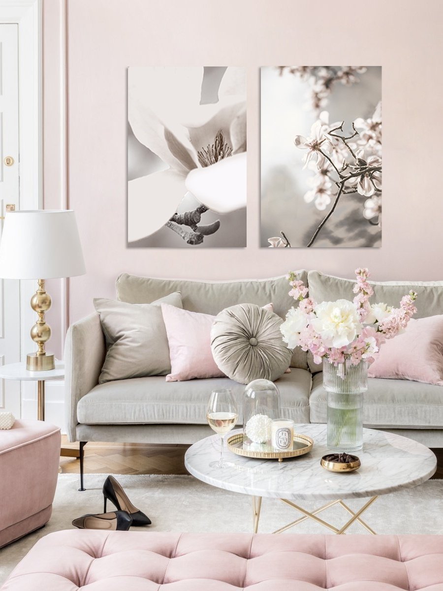 Постеры в пастельных тонах для интерьера
