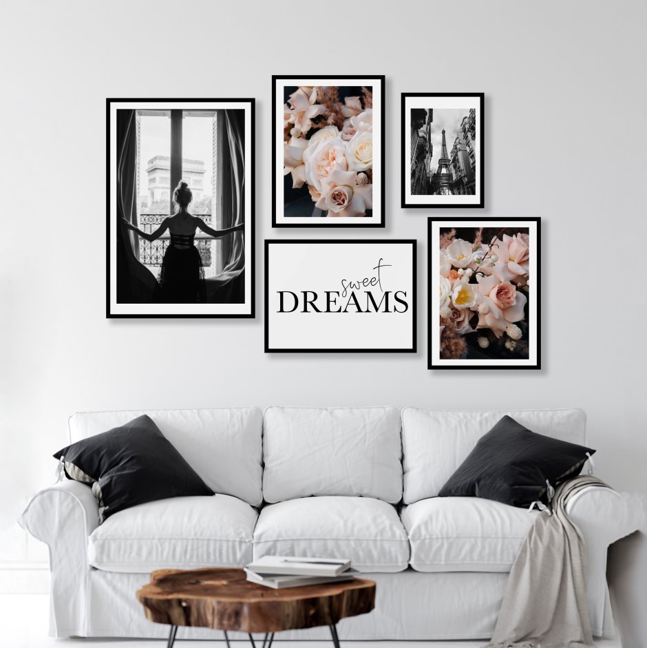 Постеры в рамках для интерьера
