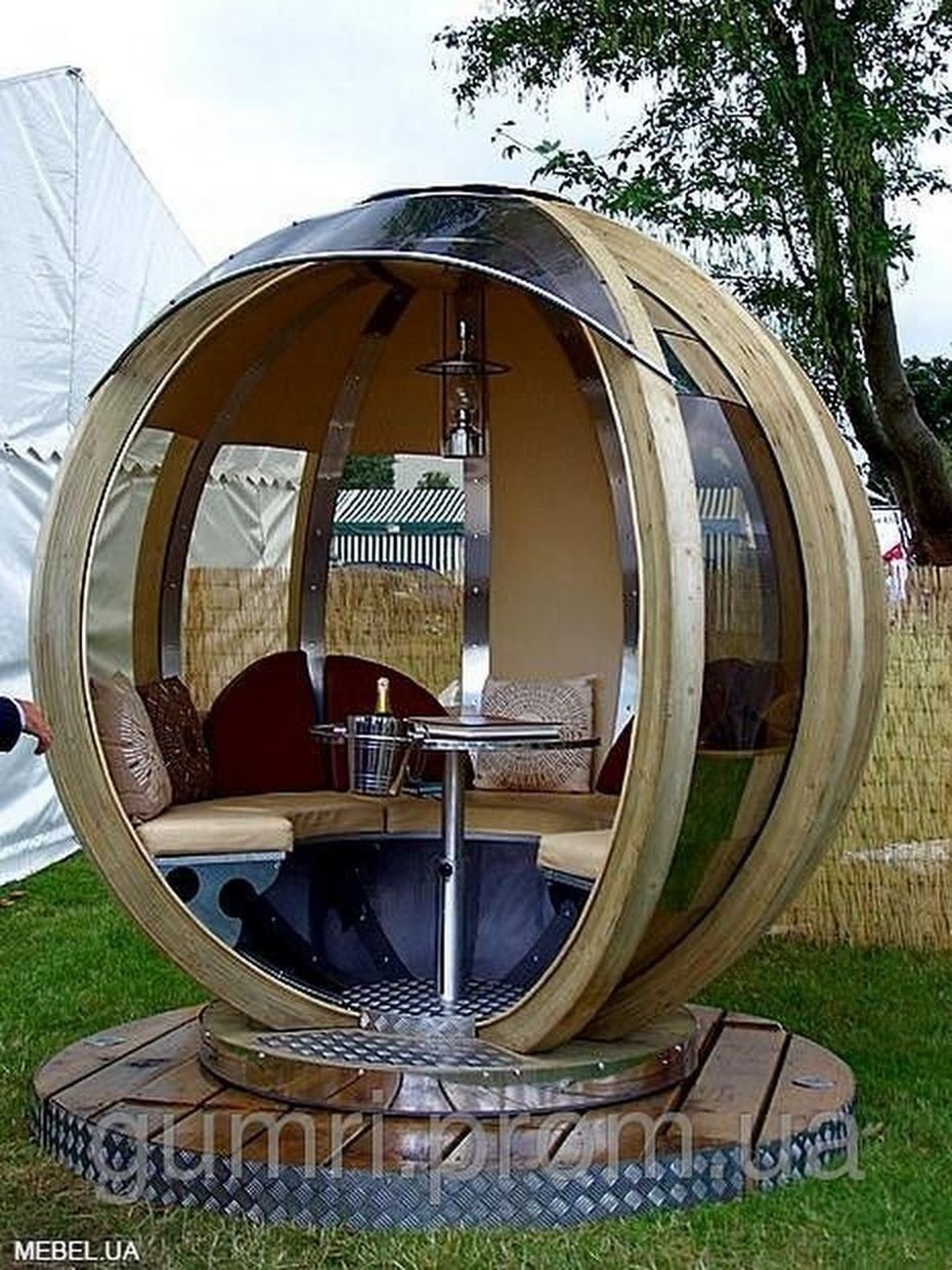 Круглая беседка