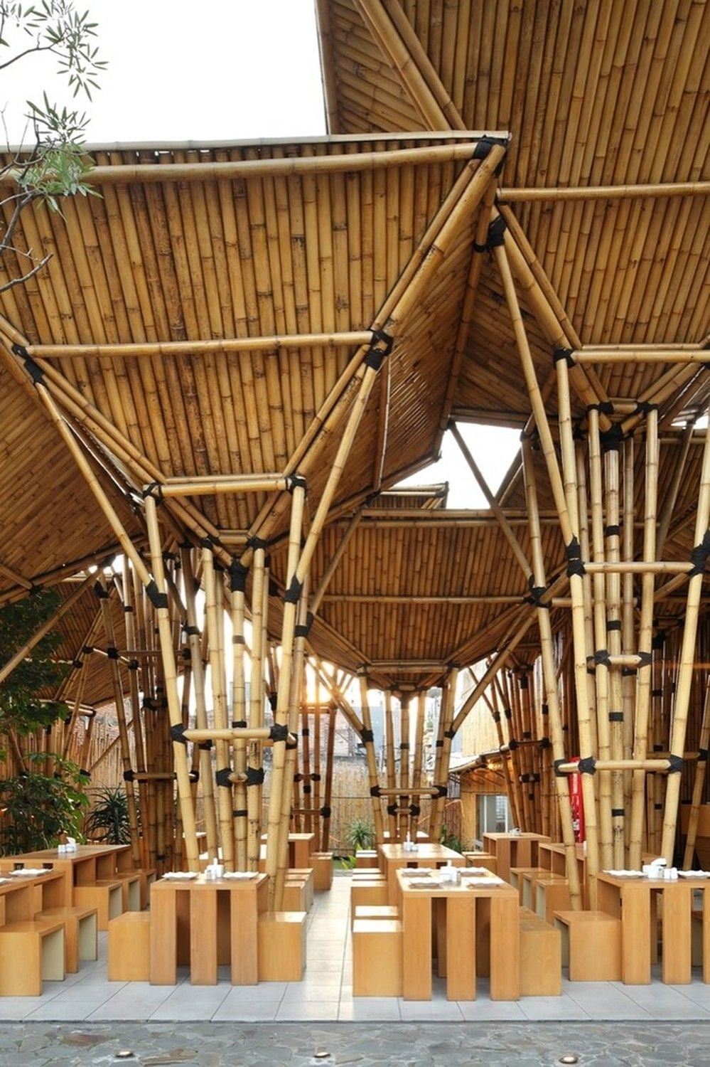 Big bamboo демо big bambooo com. Bamboo Тбилиси. Бамбуковый ресторан. Бамбуковые конструкции. Бамбуковые постройки.