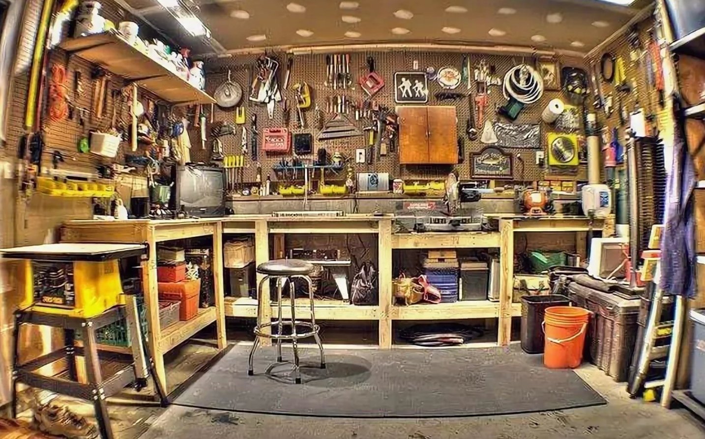 Идеальный гараж. Мастерская в гараже. Мужской уголок в гараже. Обустройство гаража. Обустройство мастерской.