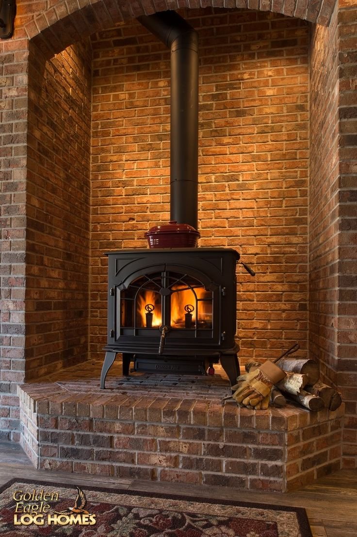 Кирпичная печь камин 1на1