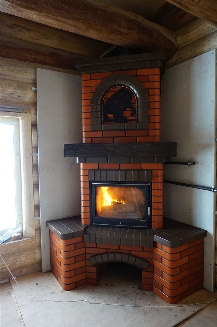 Угловой мангал из кирпича