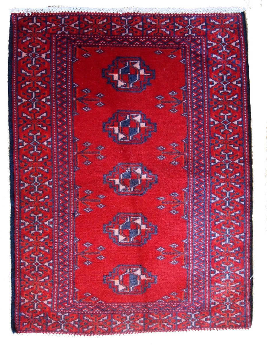 Туркменские ковры из шелка