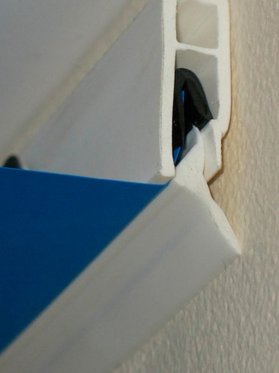 Натяжной потолок гарпунная система