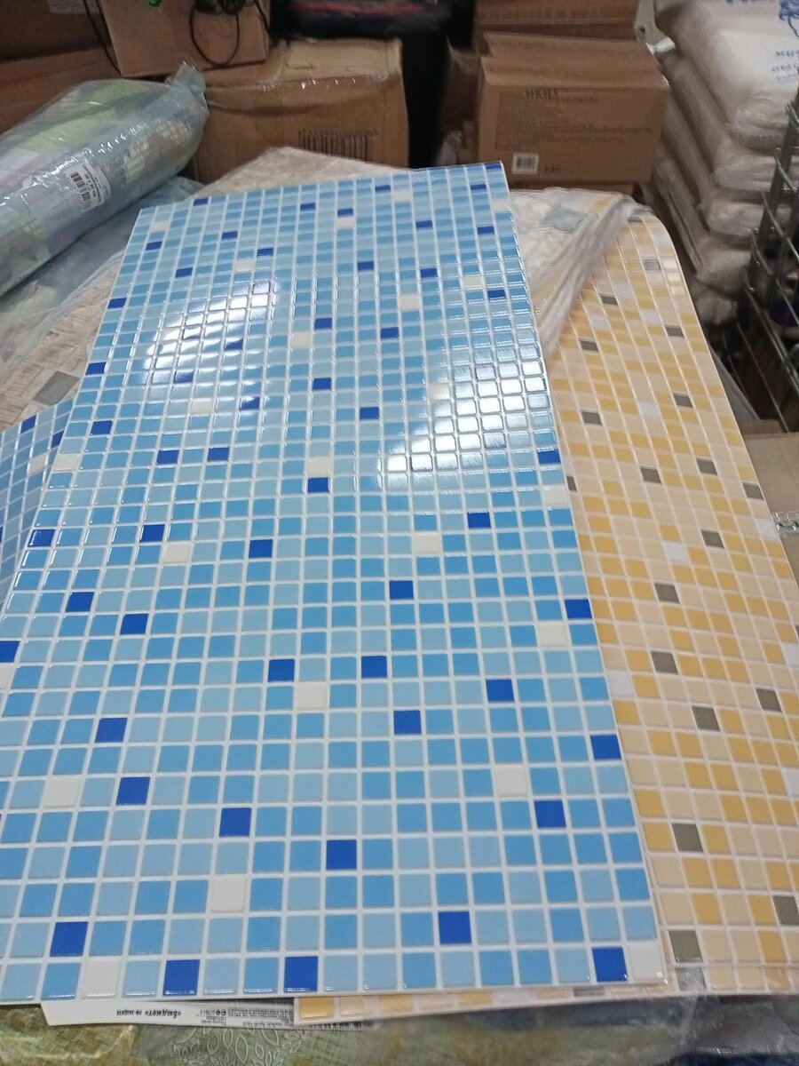 Панель самоклейка для ванной кирпичики