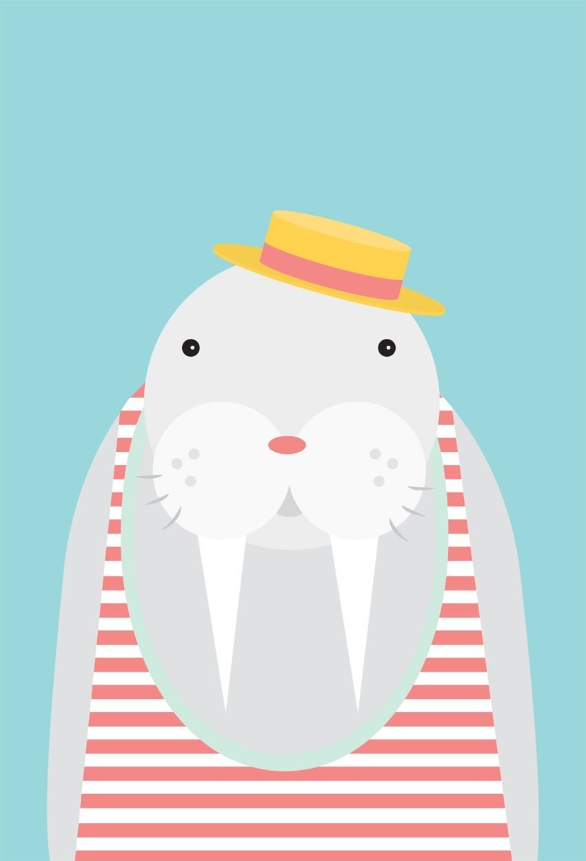 Постер мишка